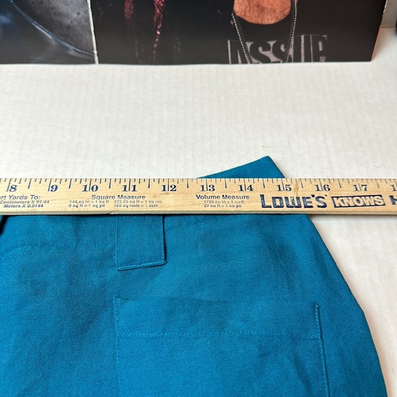 New York and company linen blend wide leg capris - Picture 5 of 8